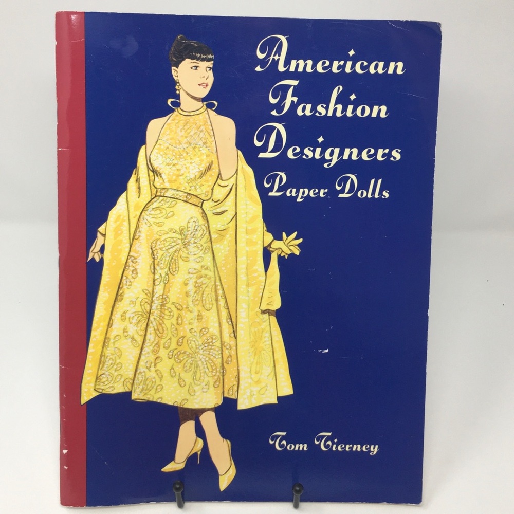 2004 American Fashion Designers Paper Dolls by Tom Tierney Paperback Book